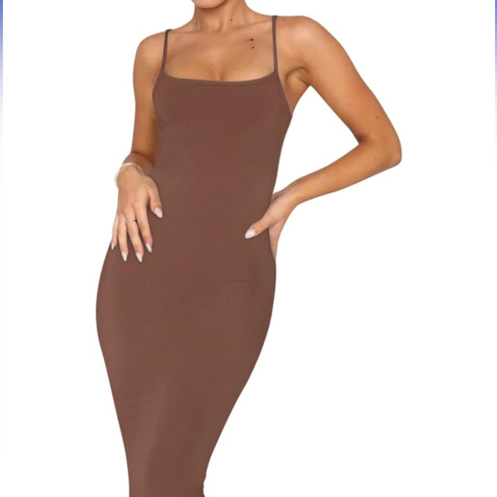 Skims style maxi dress